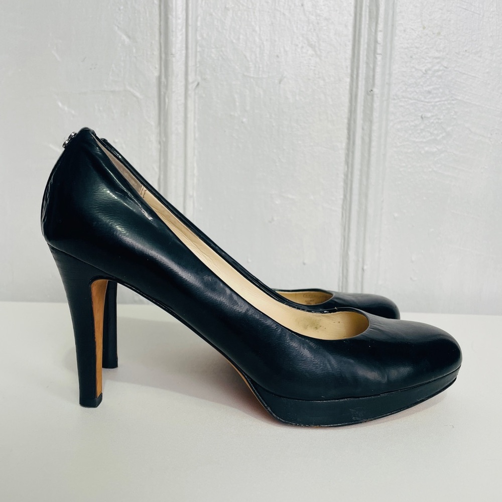 Coach Black Patent Leather Pumps